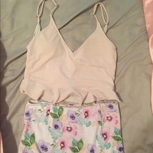 Kortni Jeane blush pink scoop back top